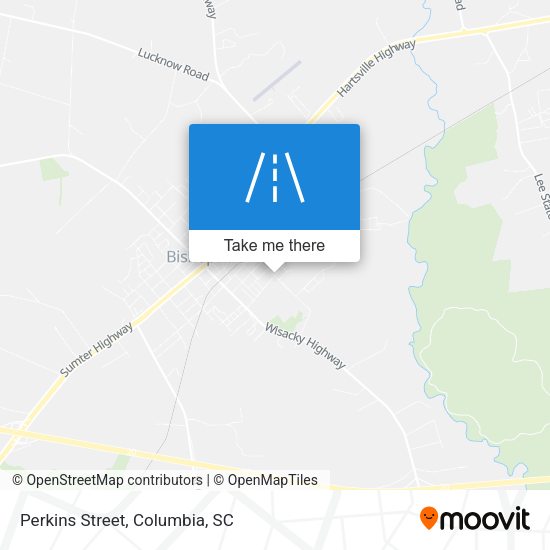 Mapa de Perkins Street