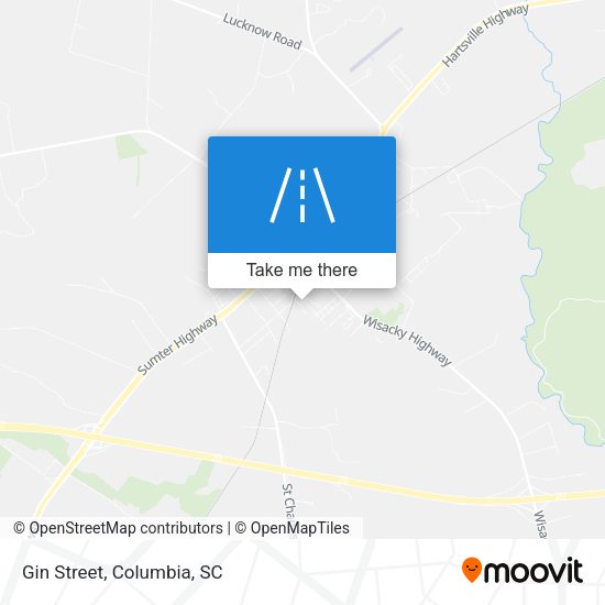 Mapa de Gin Street