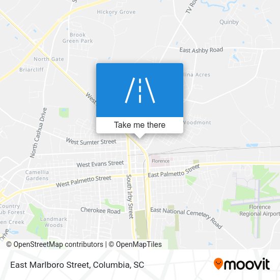 East Marlboro Street map