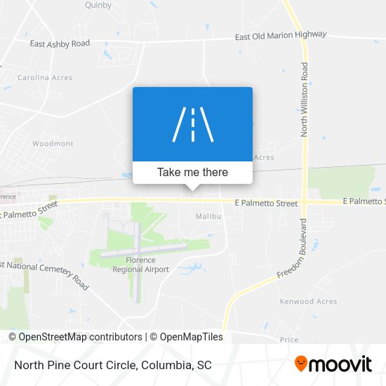 North Pine Court Circle map