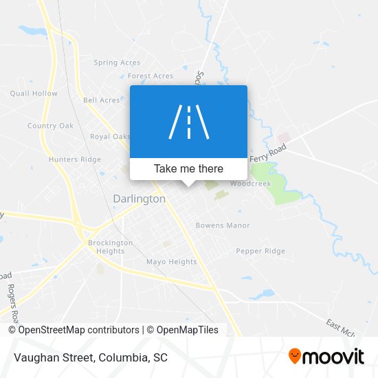 Mapa de Vaughan Street