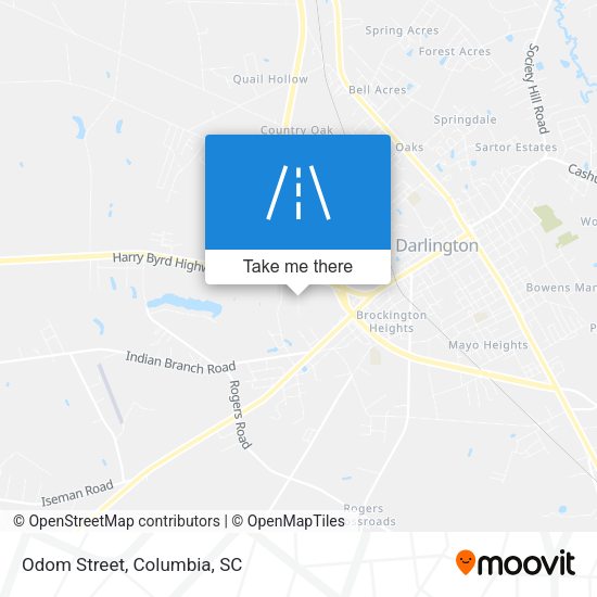 Mapa de Odom Street