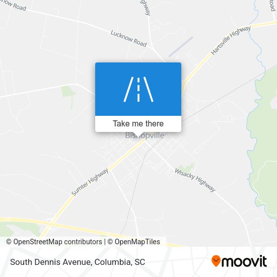 South Dennis Avenue map