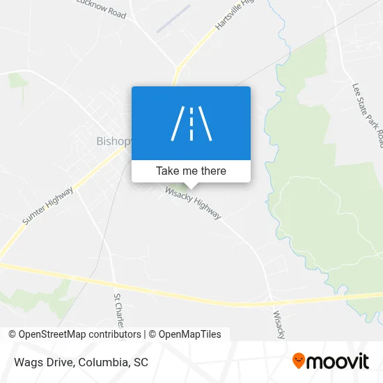 Wags Drive map