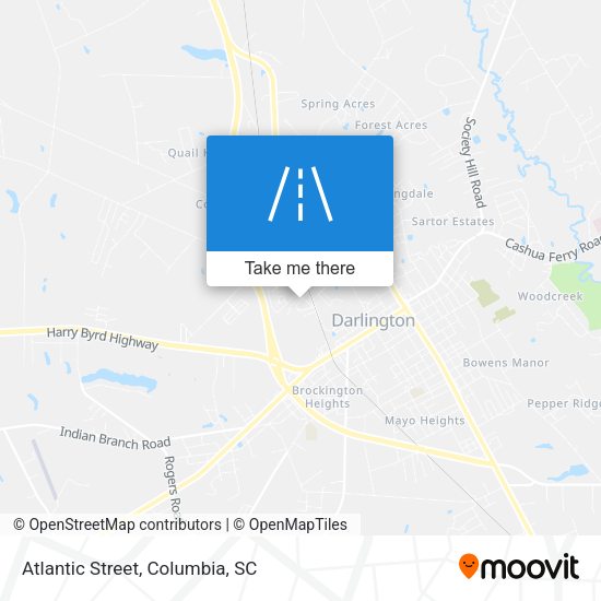 Mapa de Atlantic Street