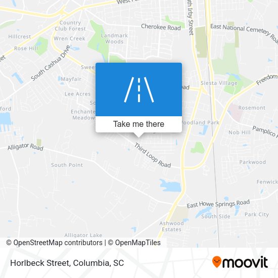 Mapa de Horlbeck Street