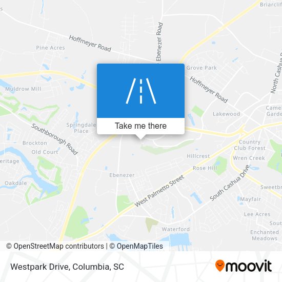 Mapa de Westpark Drive