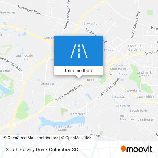 Mapa de South Botany Drive