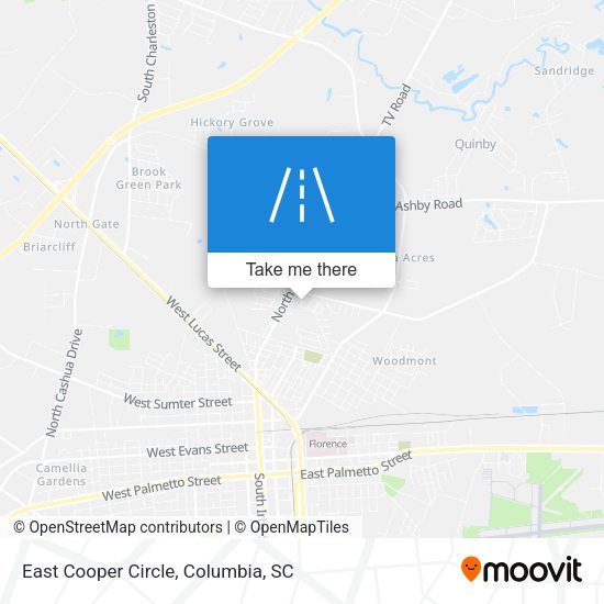 East Cooper Circle map