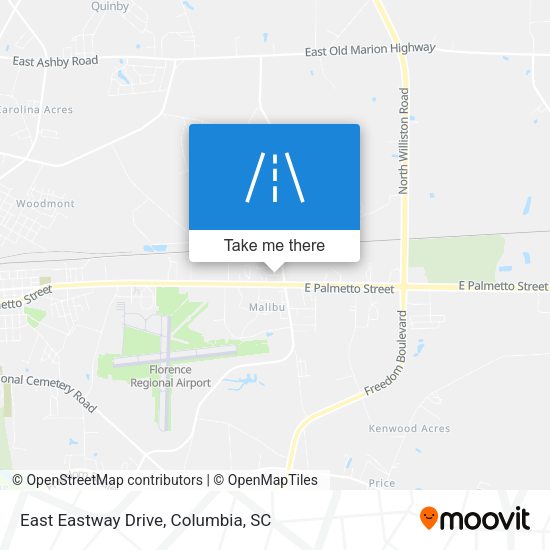 East Eastway Drive map