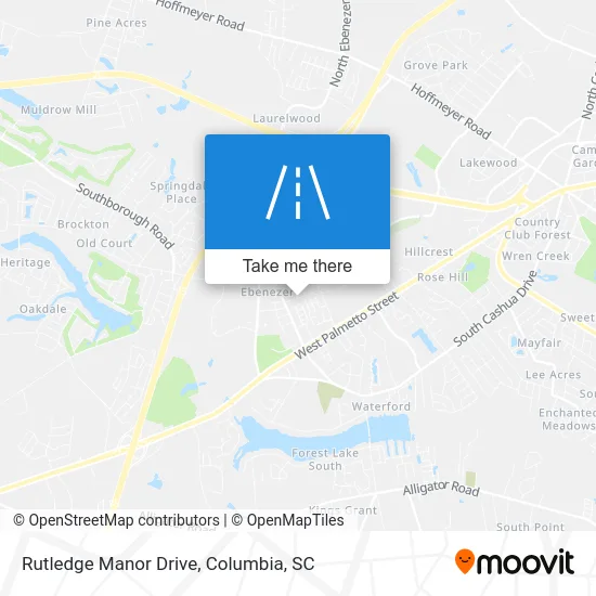 Rutledge Manor Drive map