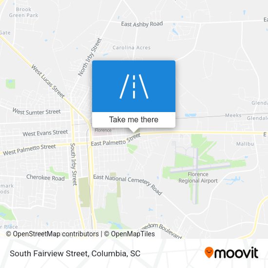 Mapa de South Fairview Street
