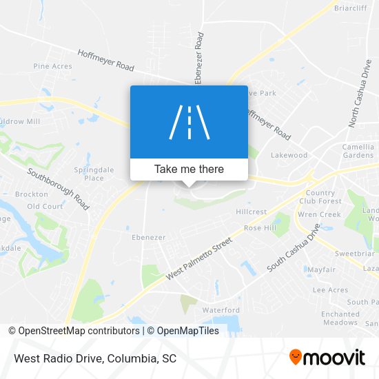 Mapa de West Radio Drive