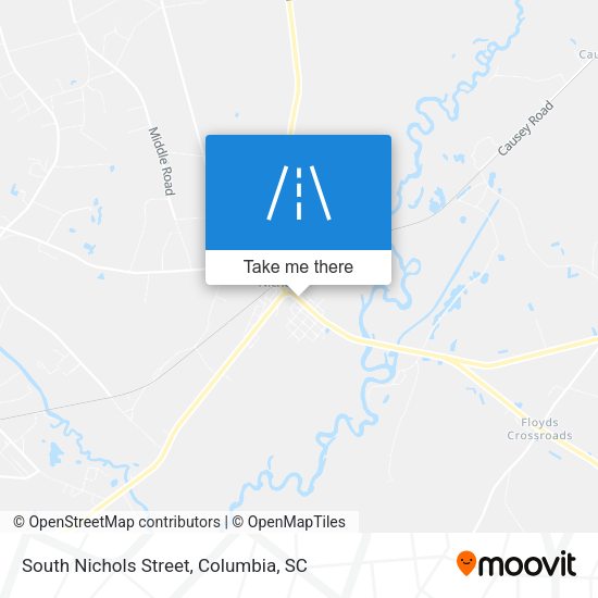 South Nichols Street map