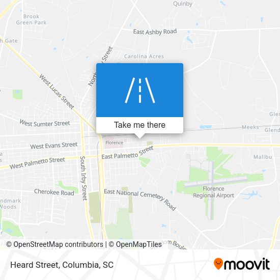Mapa de Heard Street