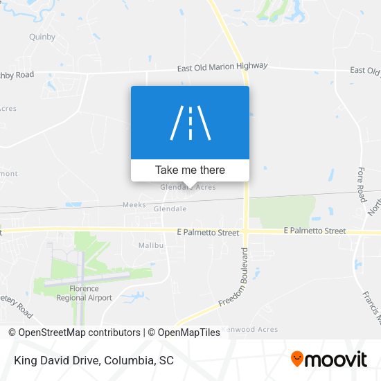 Mapa de King David Drive