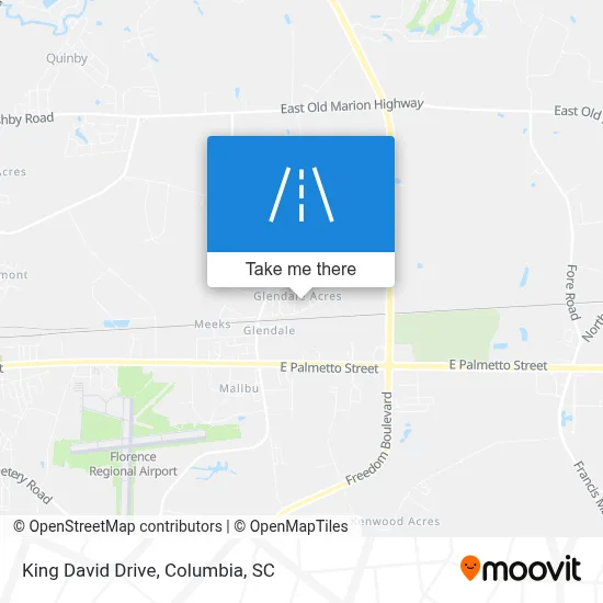 King David Drive map