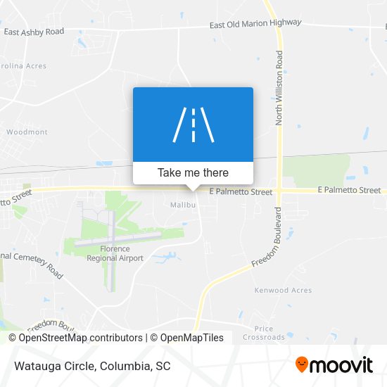 Watauga Circle map