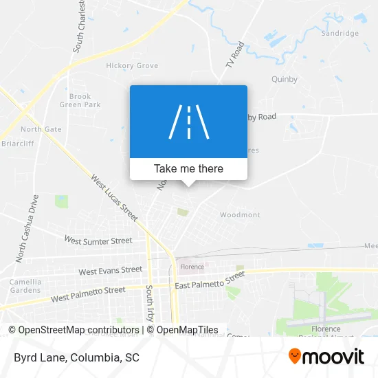 Byrd Lane map