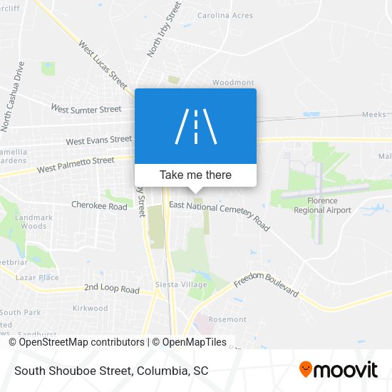 South Shouboe Street map