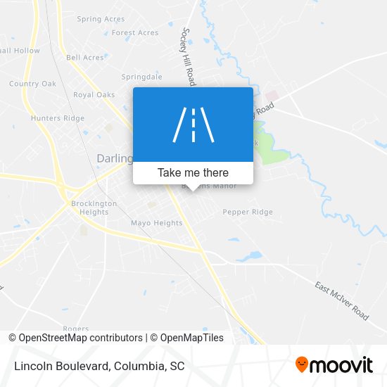 Lincoln Boulevard map