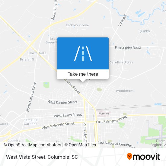 West Vista Street map