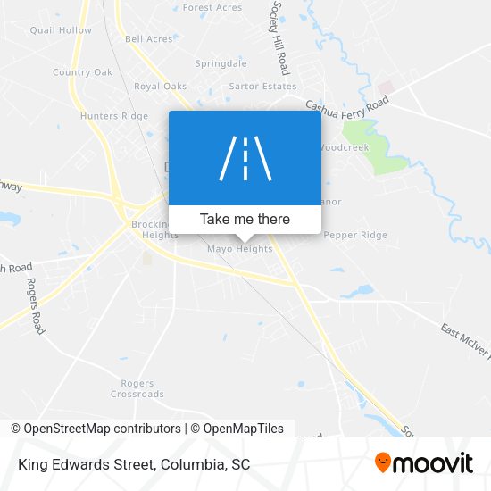 Mapa de King Edwards Street