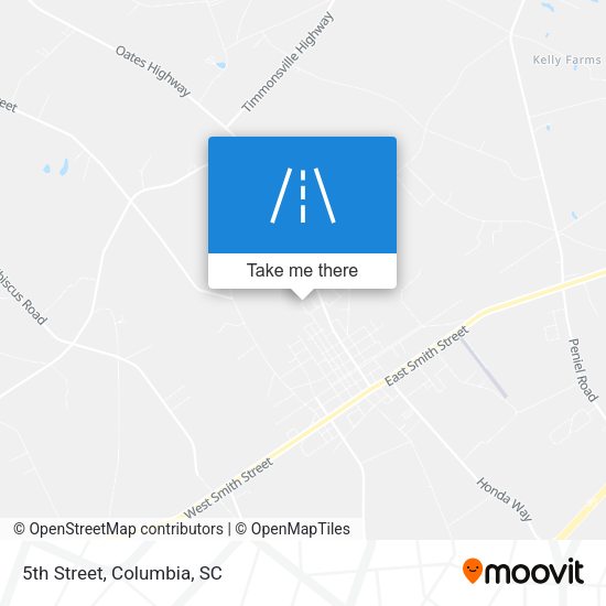 Mapa de 5th Street