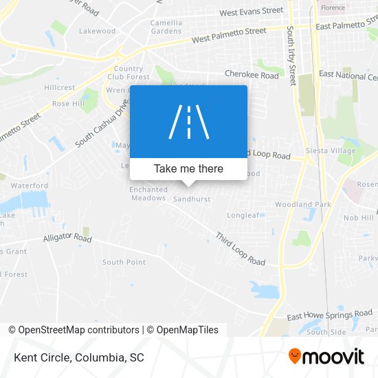 Mapa de Kent Circle