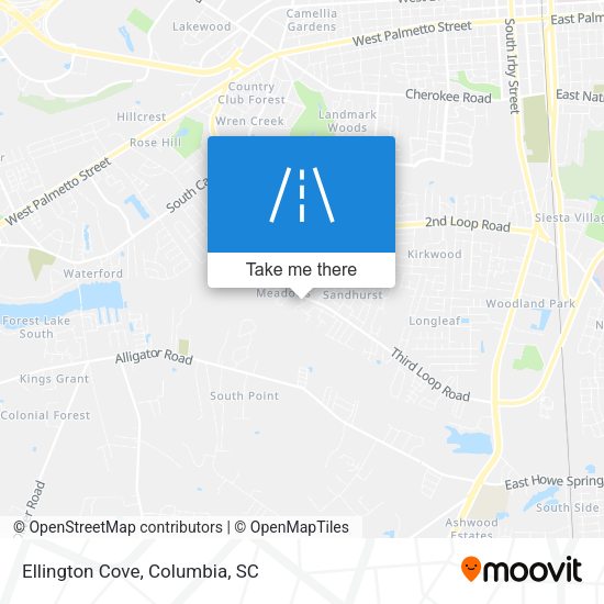 Mapa de Ellington Cove