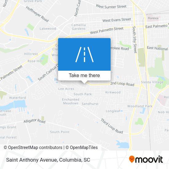 Saint Anthony Avenue map