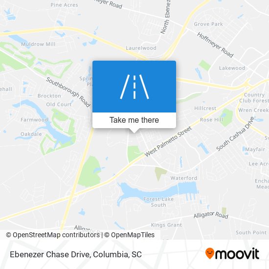 Ebenezer Chase Drive map