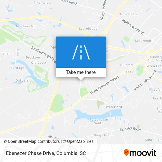 Ebenezer Chase Drive map