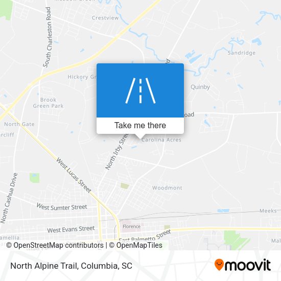 Mapa de North Alpine Trail