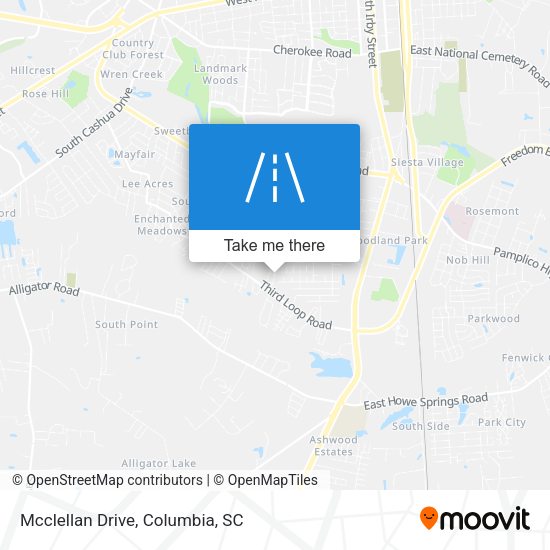 Mapa de Mcclellan Drive