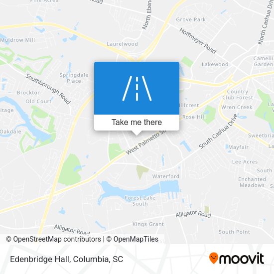 Mapa de Edenbridge Hall