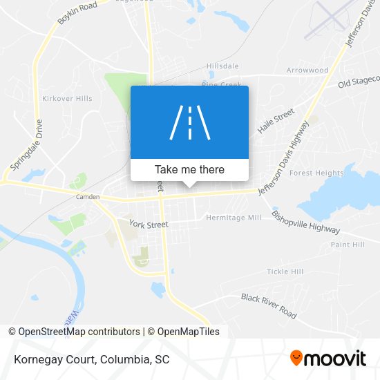Mapa de Kornegay Court