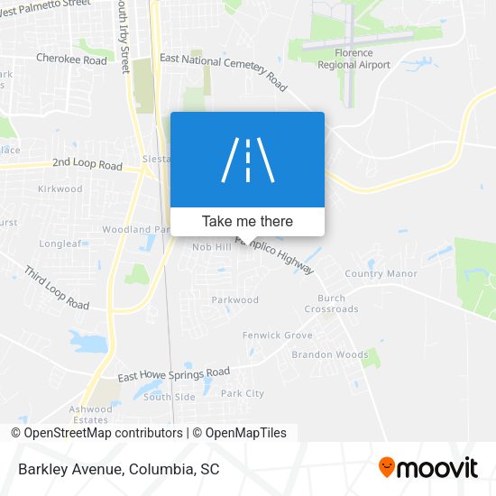 Mapa de Barkley Avenue