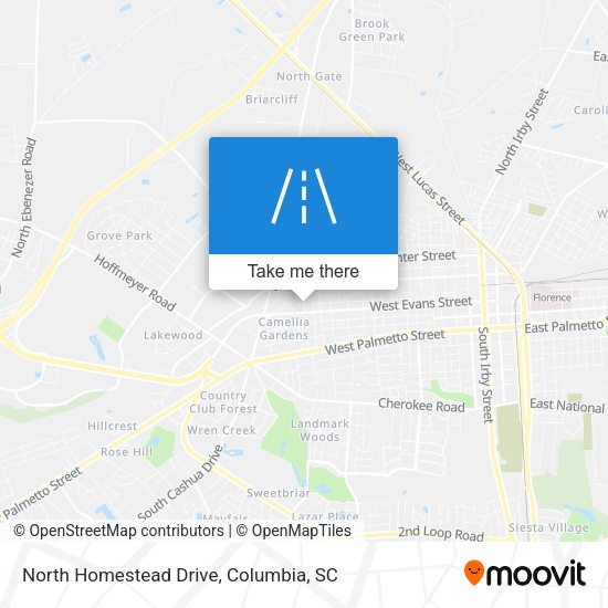 Mapa de North Homestead Drive