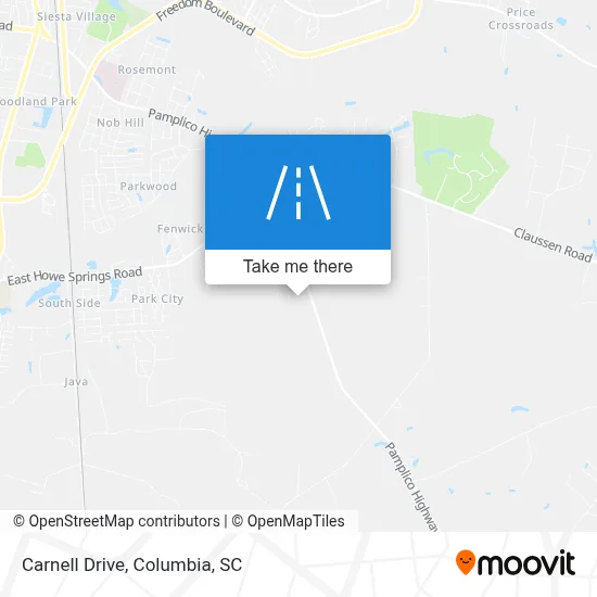 Carnell Drive map