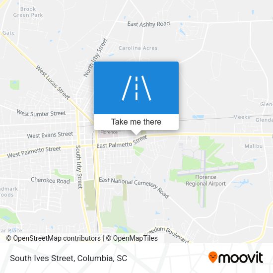 Mapa de South Ives Street