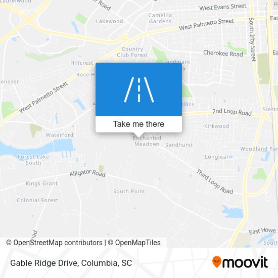 Gable Ridge Drive map