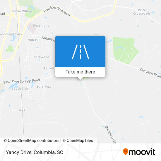 Yancy Drive map