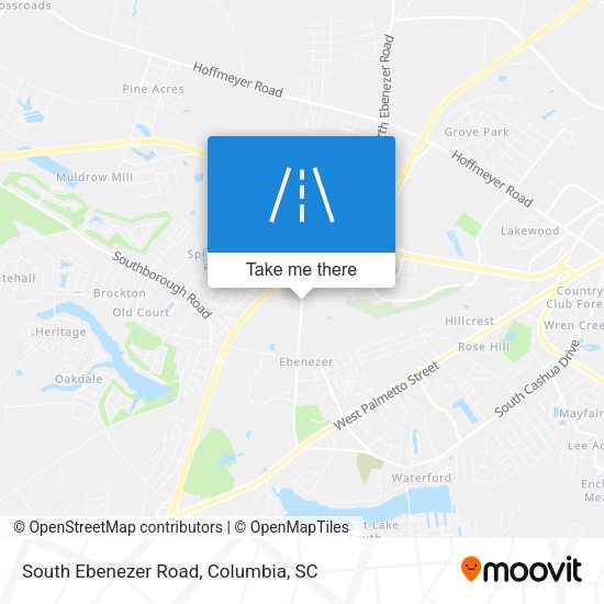 Mapa de South Ebenezer Road