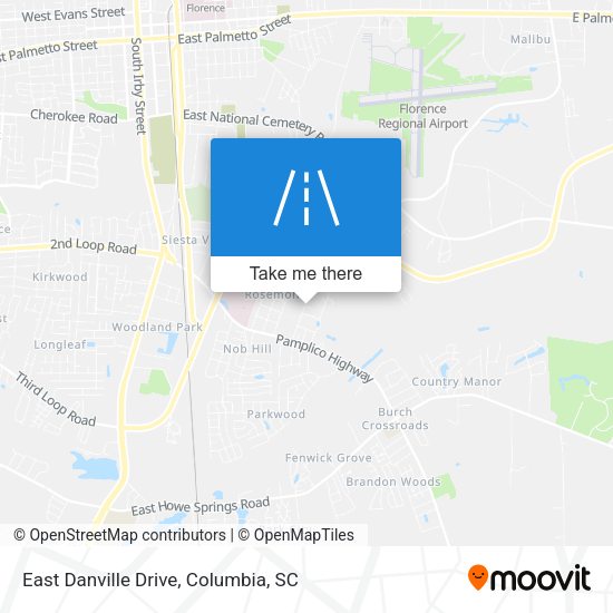 East Danville Drive map