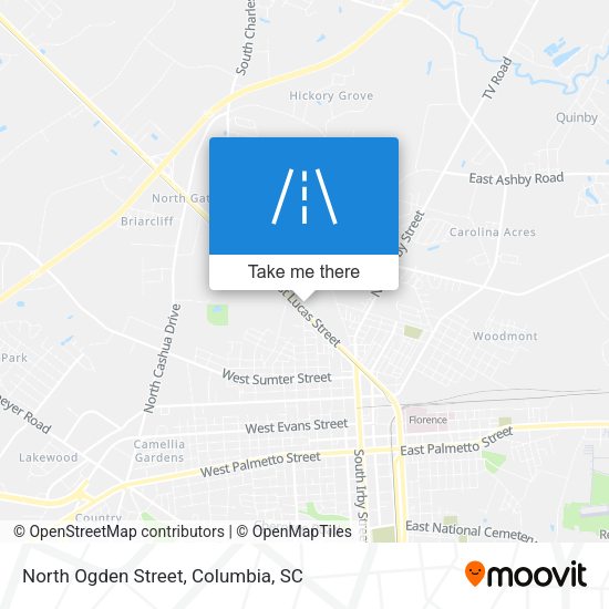 North Ogden Street map