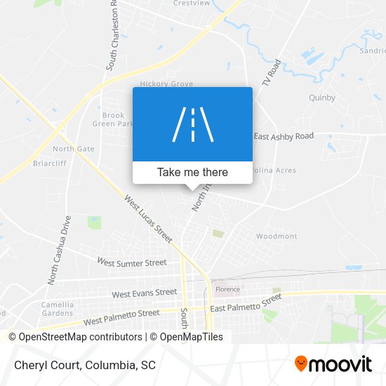 Mapa de Cheryl Court