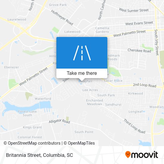 Mapa de Britannia Street