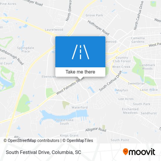 South Festival Drive map