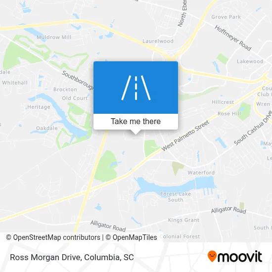 Ross Morgan Drive map